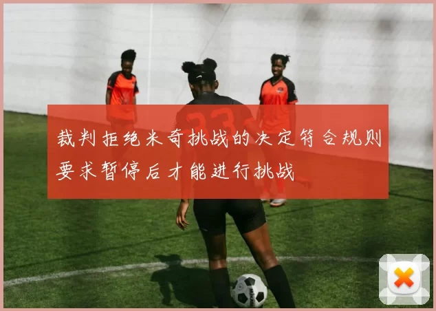 裁判拒绝米奇挑战的决定符合规则要求暂停后才能进行挑战